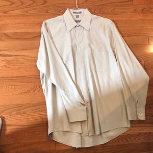 Large cream dress shirt